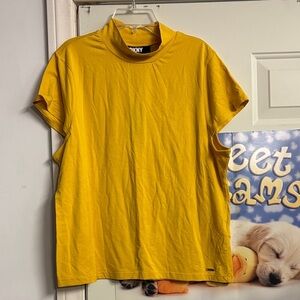 DKNY Vibrant Yellow Short Sleeve XL